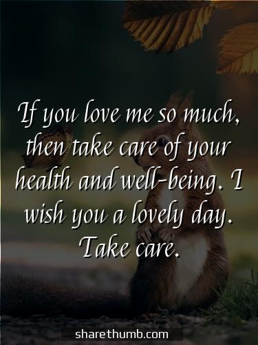 i just want to take care of you quotes